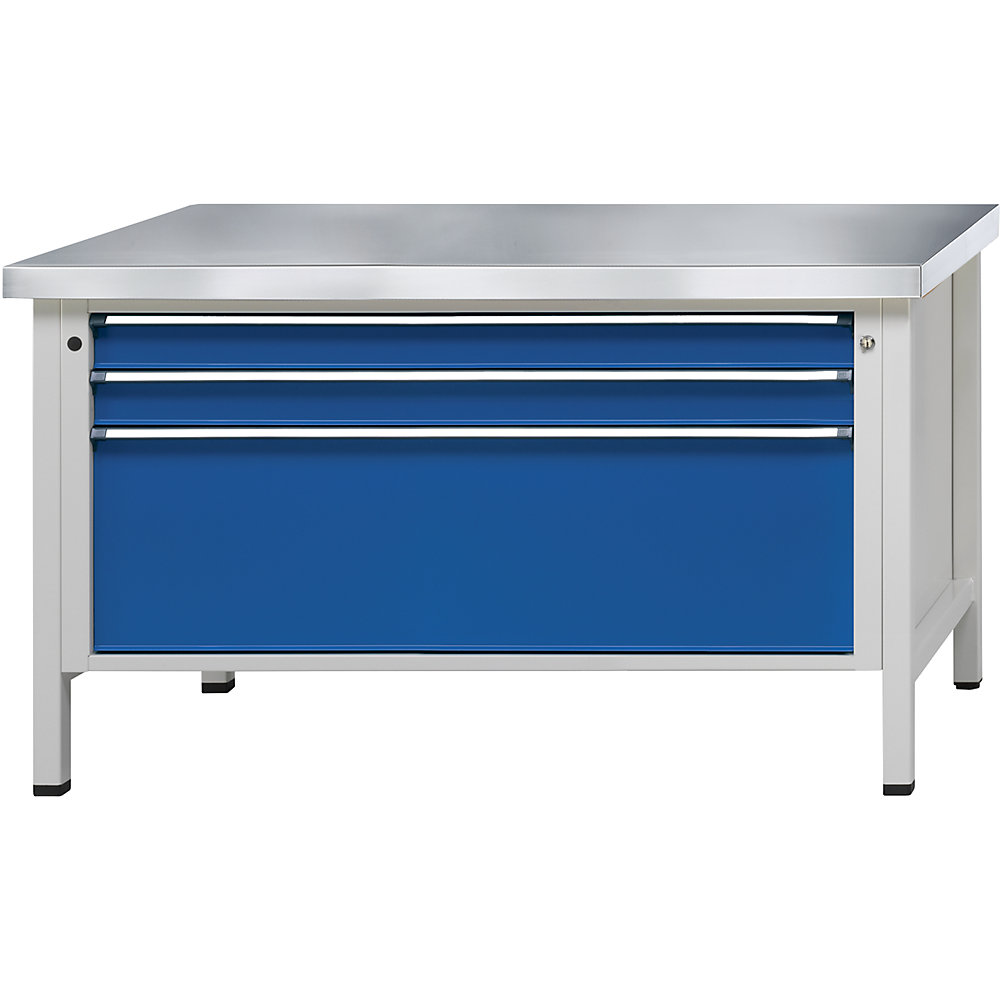 Établi de largeur 1500 mm, sur piétement