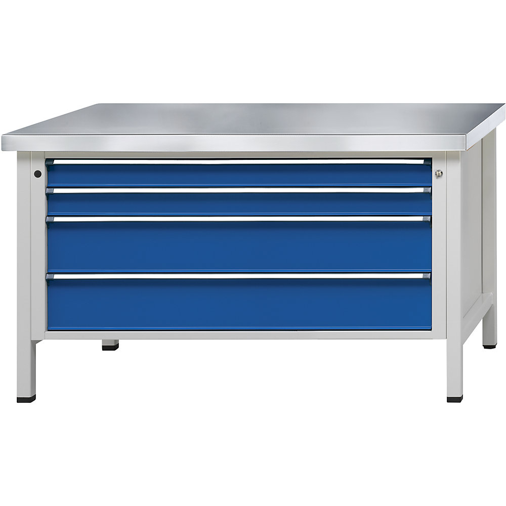 Établi de largeur 1500 mm, sur piétement