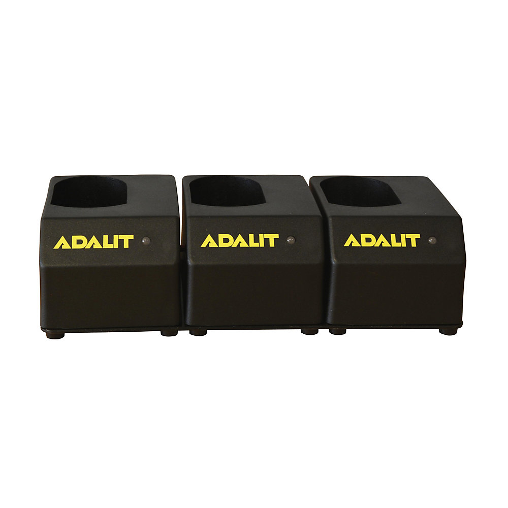 Chargeur pour lampes-torches ADALIT®, pour accumulateur au lithium-ions, pour lampes de sécurité à 3 diodes