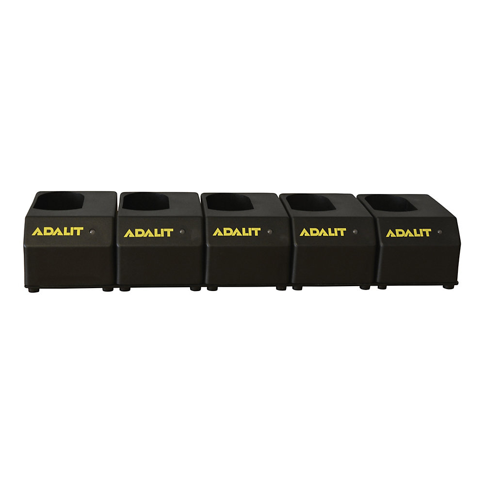 Chargeur pour lampes-torches ADALIT®, pour accumulateur au lithium-ions, pour lampes de sécurité à 5 diodes