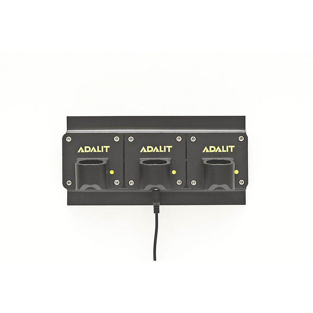 Chargeur pour lampes-torches ADALIT®, pour accumulateur au lithium-polymère, pour lampes de sécurité à 3 diodes