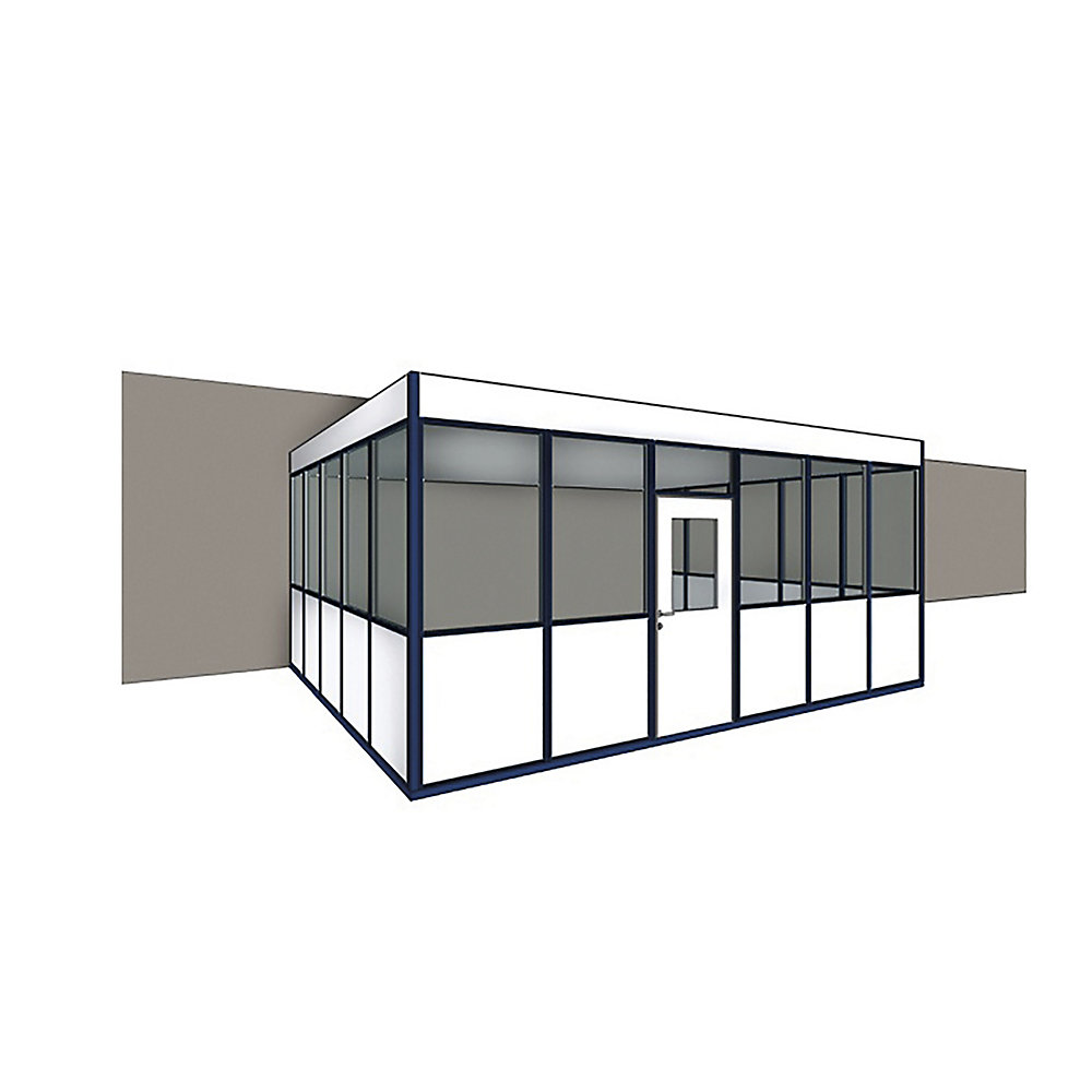 Image of Container uso ufficio, 3 lati per essere addossato ad una parete esistente - kaiserkraft