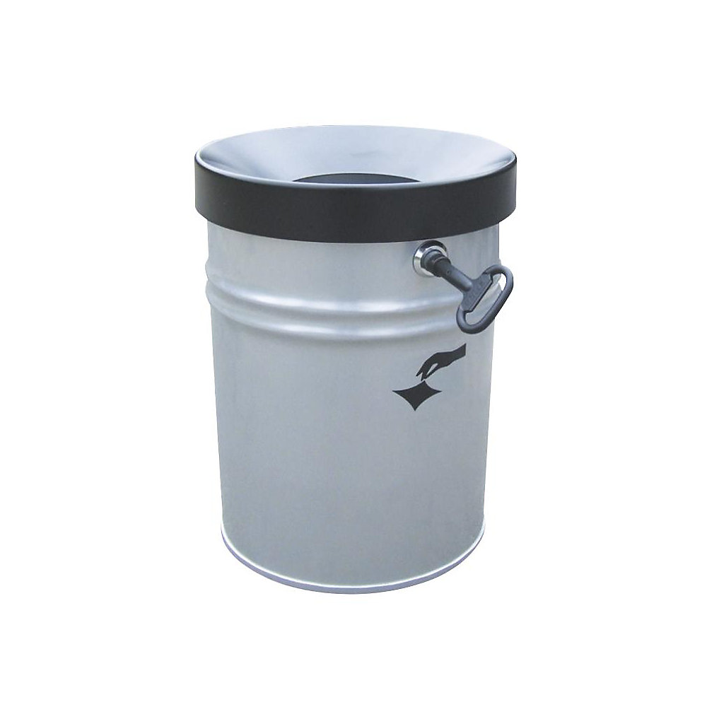 Poubelle murale verrouillable