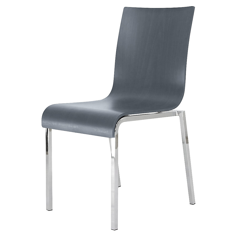 Chaise à coque en bois CUBIC