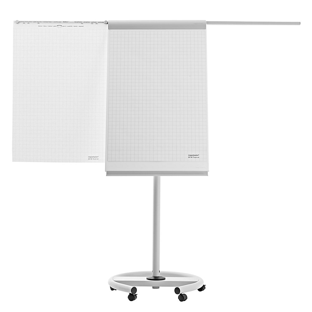 magnetoplan DE LUXE Mobile Flipchart White 2