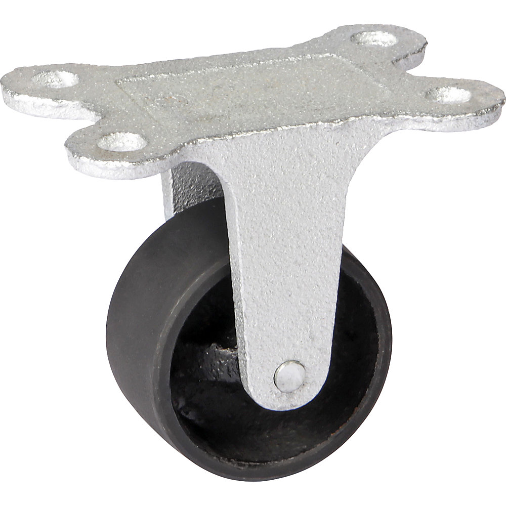 Roue en fonte grise, chape en fonte malléable