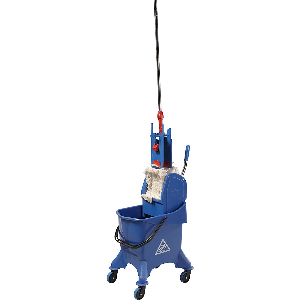 Support repliable avec manche, pour balai à franges plates à languettes, largeur 500 mm