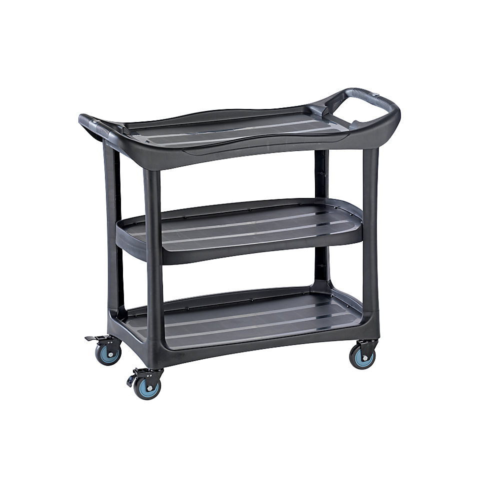 Chariot de service à 3 plateaux