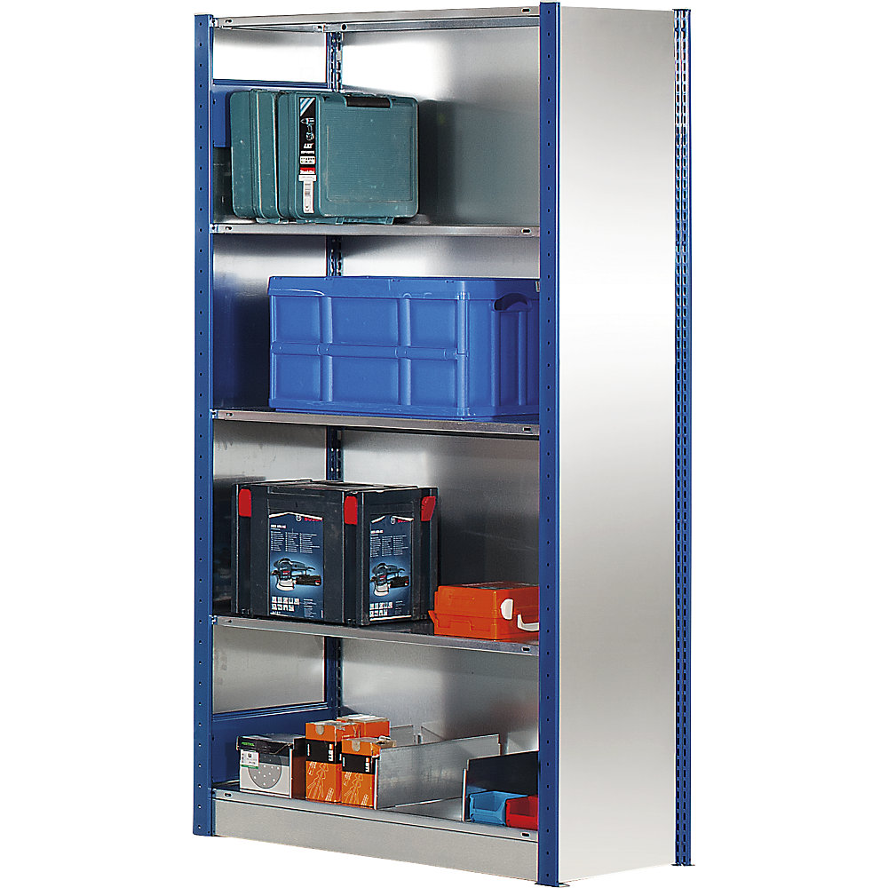 eurokraft pro Double-Sided Boltless Shelf Rack Galvanized 1000x872x2500 mm 2