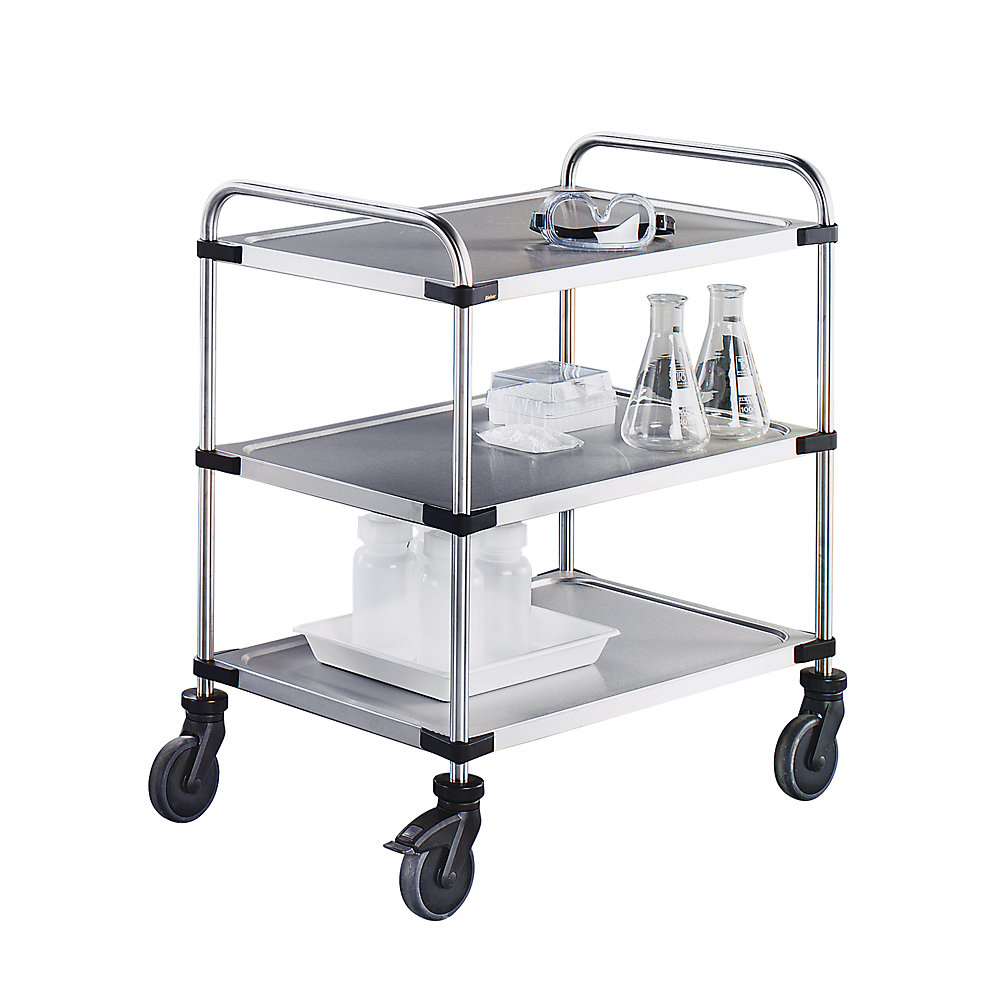 Chariot à plateaux en inox VARITHEK SERVO+