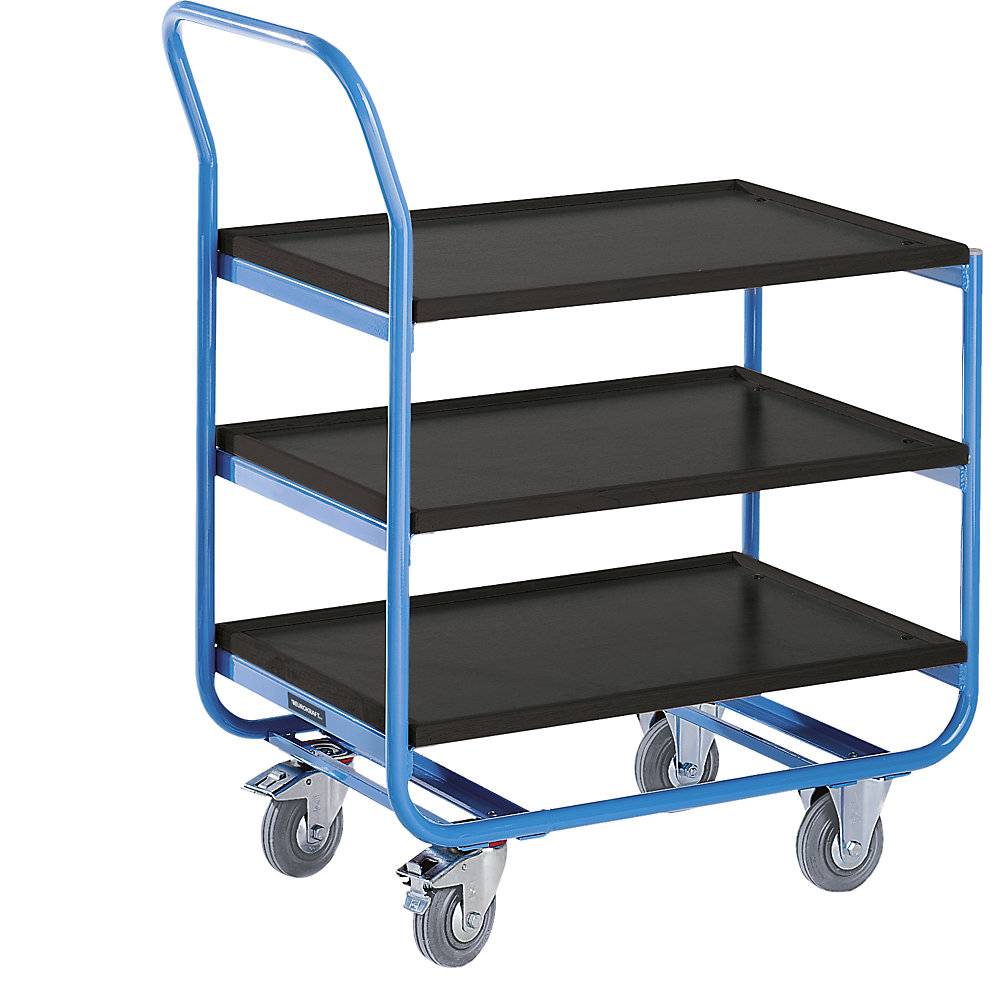 Chariot à plateaux Premium, force 150 kg