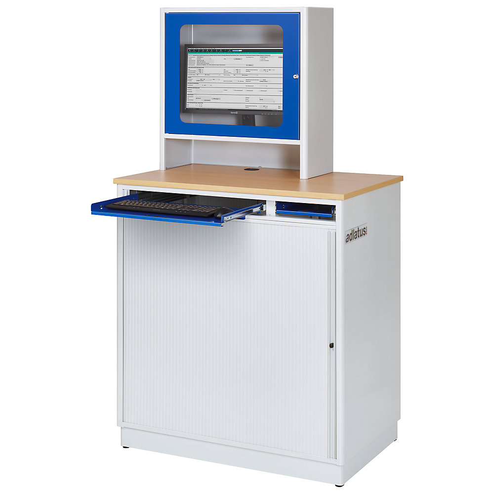 Computerschrank, Typ W060/3, HxBxT 1820 x 1030 x 660 mm RAU 2