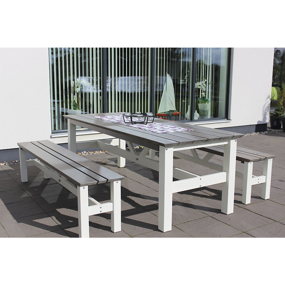 Kaiserkraft VIKING Outdoor Table Grey 220x90x77 cm 2