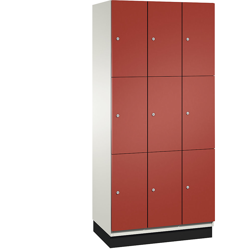 Vestiaire multicases CAMBIO avec portes en tôle d'acier