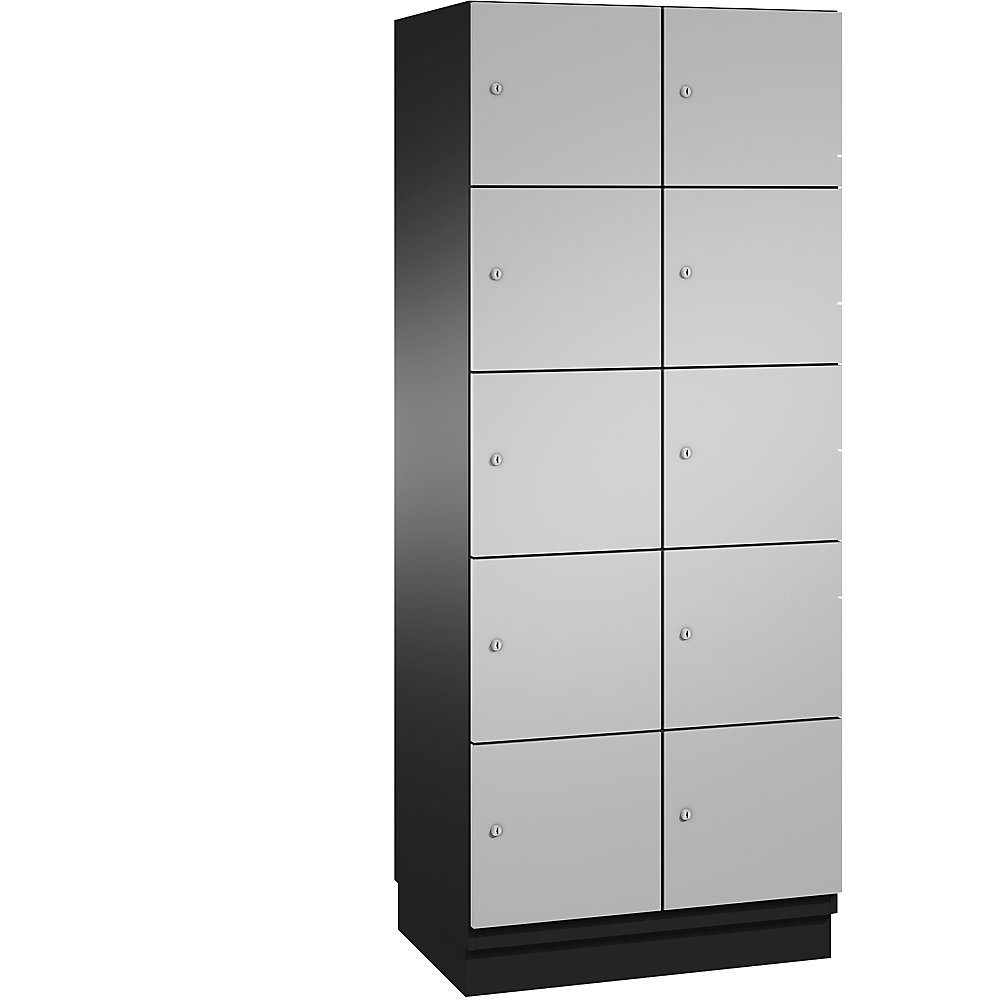 Vestiaire multicases CAMBIO avec portes en tôle d'acier