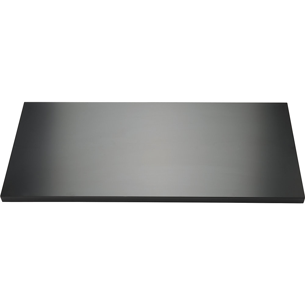 Fachboden mit Lateralhängevorrichtung, für Breite 1000 mm, schwarz BISLEY 2