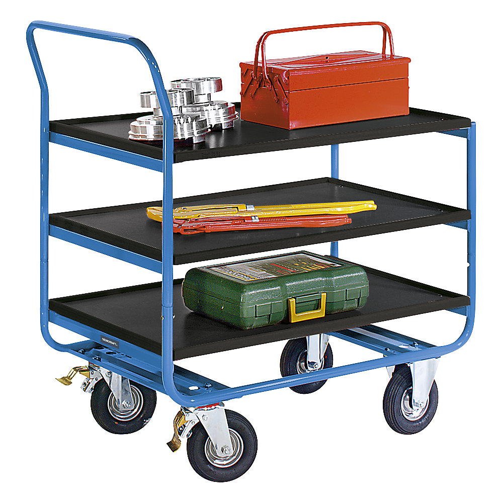 Chariot à plateaux Premium, force 150 kg