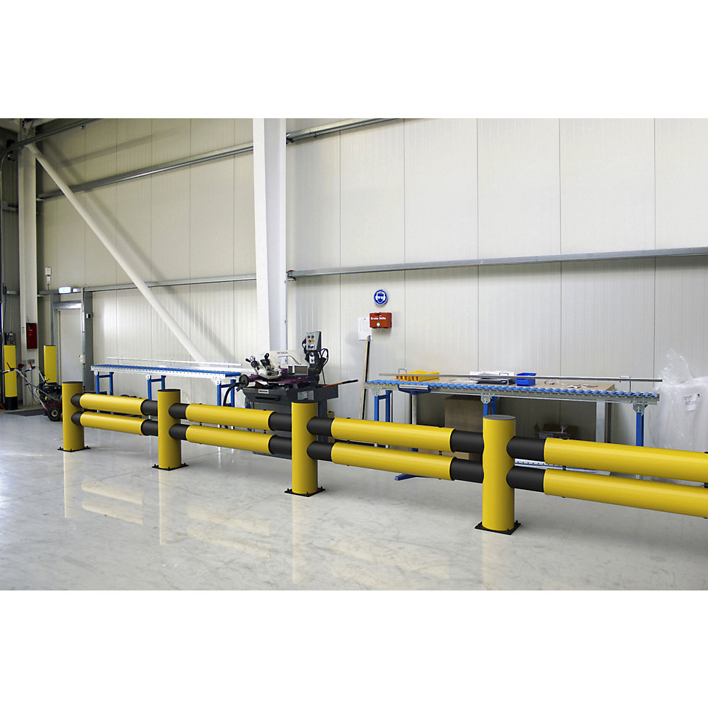d-flexx Hotel Safety Railing Black/Yellow 2