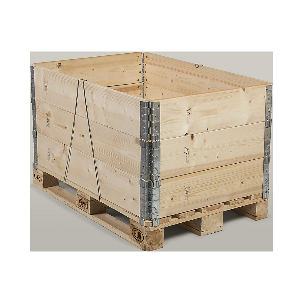 kaiserkraft Rahmenverriegelung, VE 10 Stk, für 3 Palettenaufsatzrahmen 2