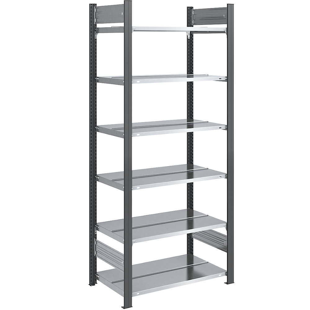 Rayonnage emboîtable pour dossiers, double face, anthracite