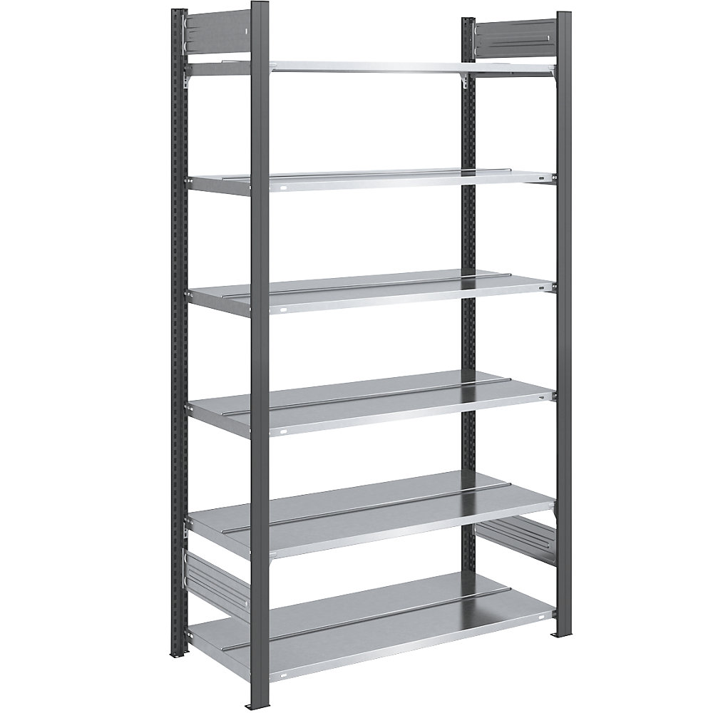 Rayonnage emboîtable pour dossiers, double face, anthracite