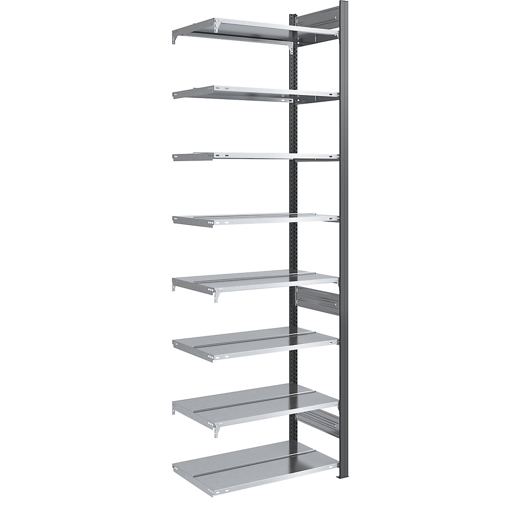 Rayonnage emboîtable pour dossiers, double face, anthracite