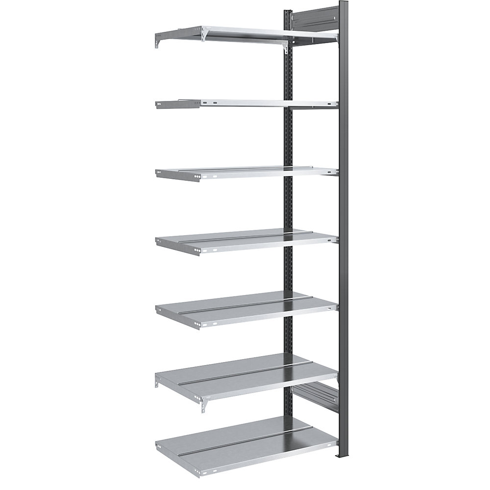 Rayonnage emboîtable pour dossiers, double face, anthracite