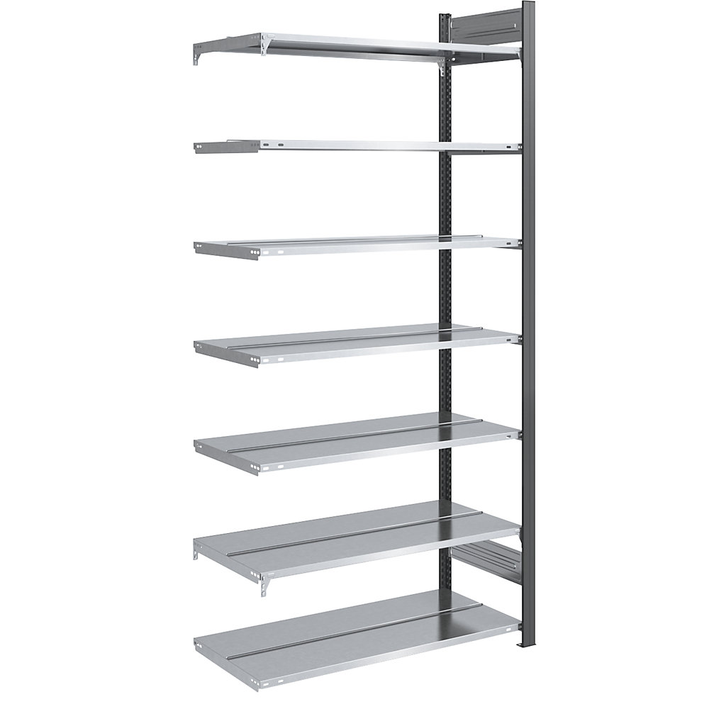 Rayonnage emboîtable pour dossiers, double face, anthracite