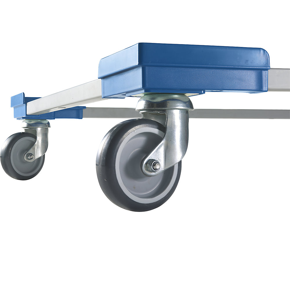 kaiserkraft Profi-Fahrgestell, Hybrid, für Euroformat 800 x 600 mm, blau, ab 20 Stk 4