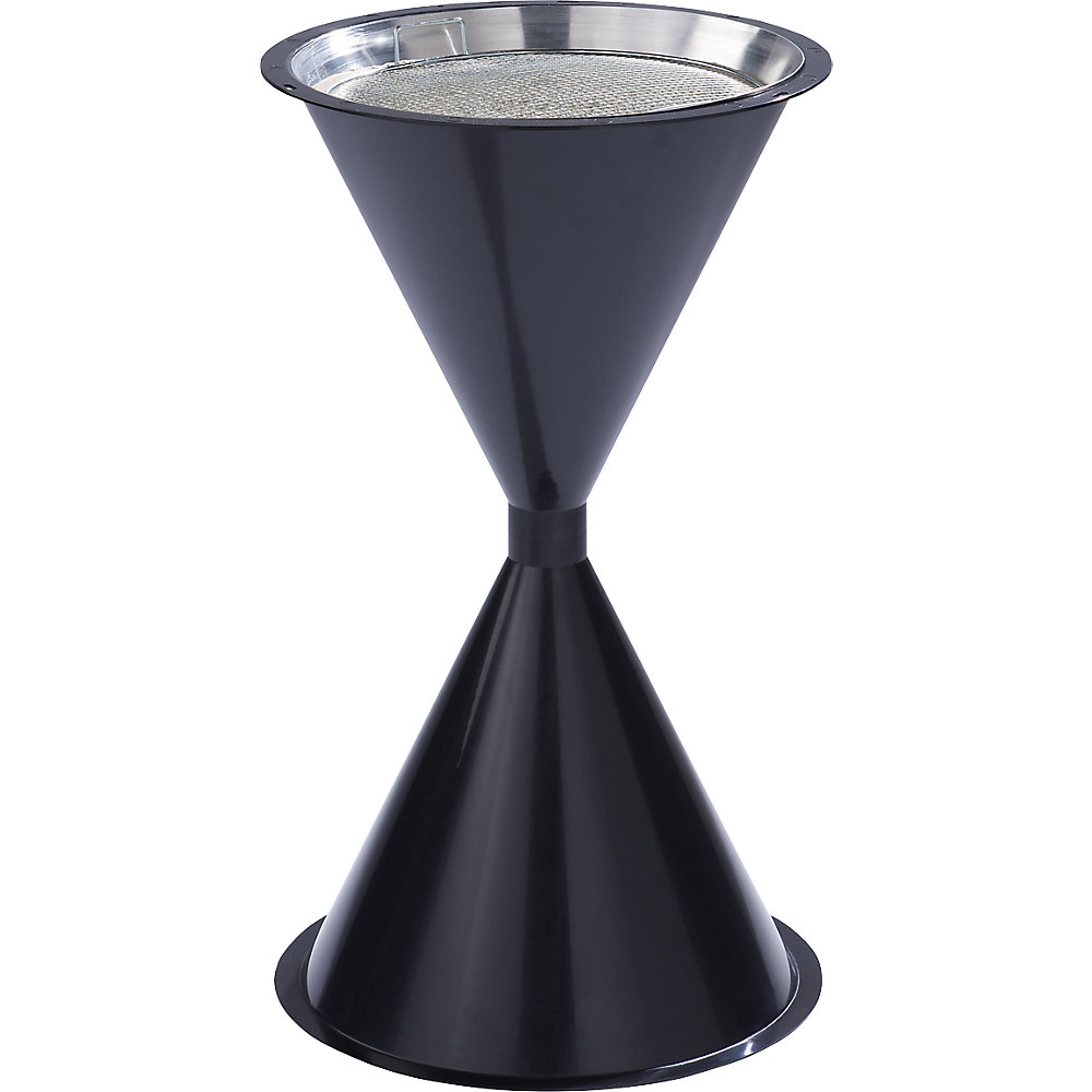 VAR Cendrier en forme de quille, sans toit, gris noir