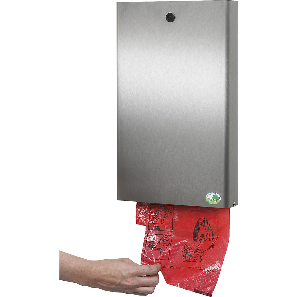 VAR Dog Waste Bag Dispenser Silver 2