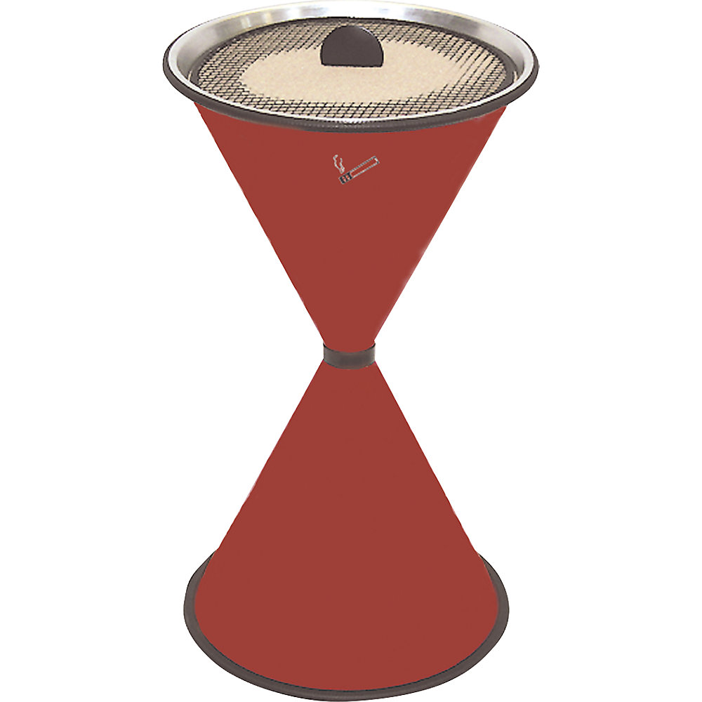 Cendrier sur pied, DIABOLO LIGHT, rouge