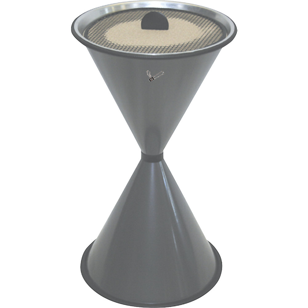 Cendrier sur pied, DIABOLO LIGHT, gris graphite