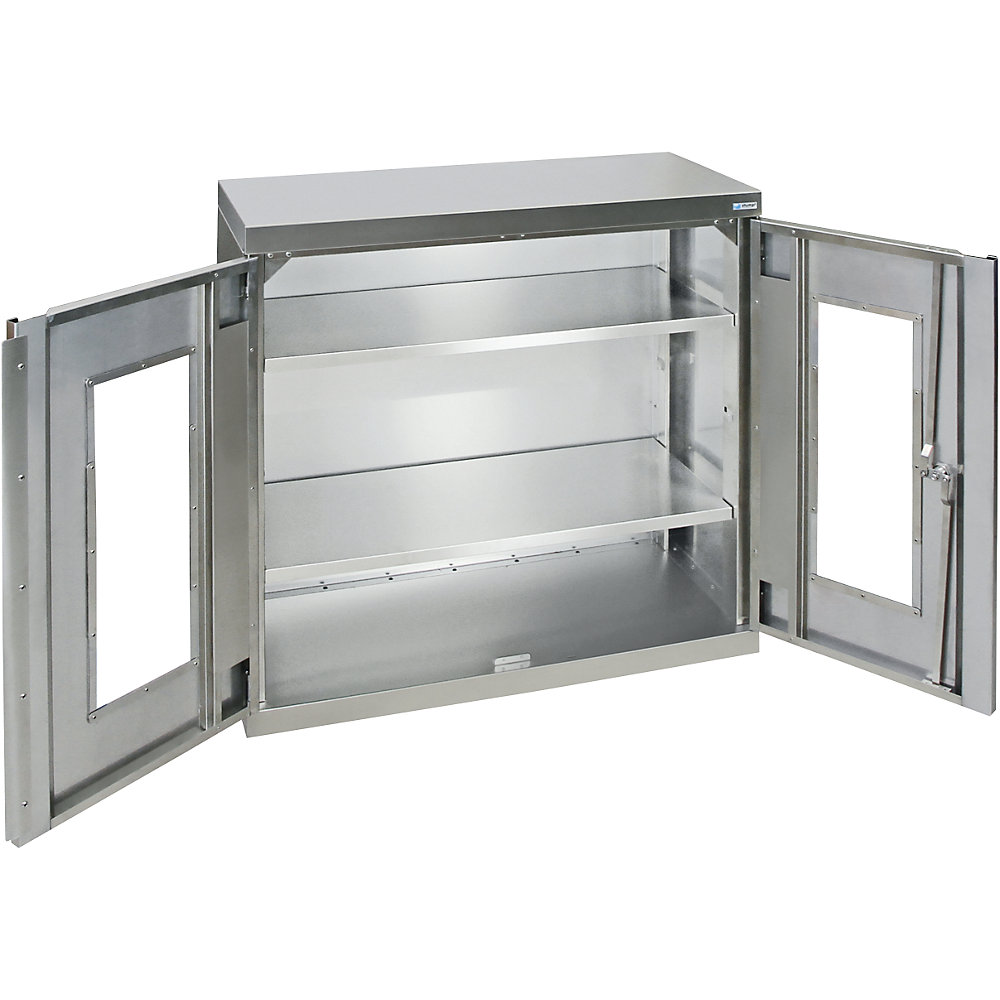 Armoire à porte battante, en inox