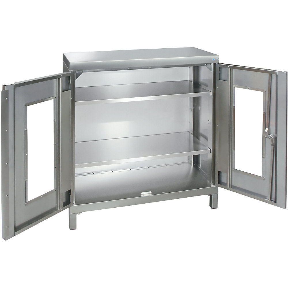 Armoire à porte battante, en inox