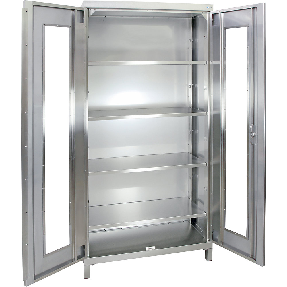 Armoire à porte battante, en inox