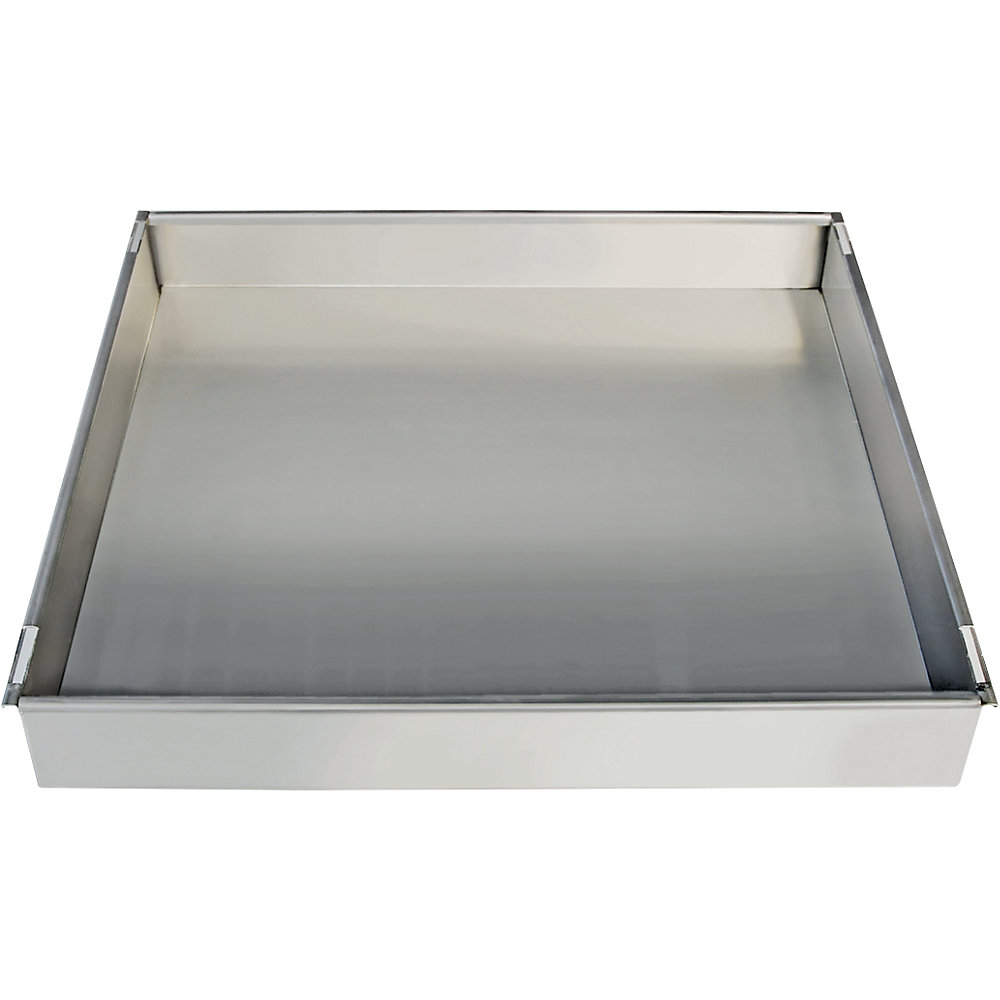 Tablette de rétention en inox