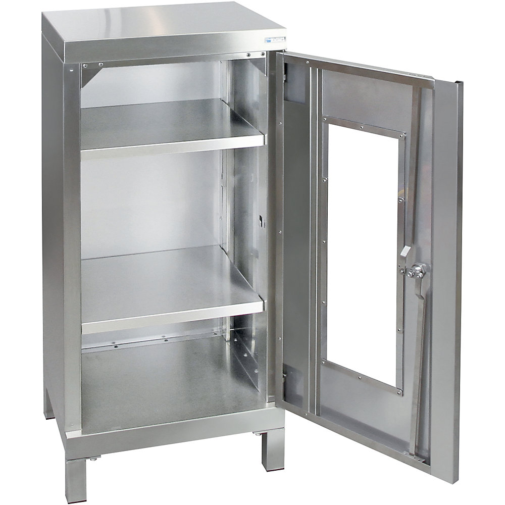 Armoire à porte battante, en inox