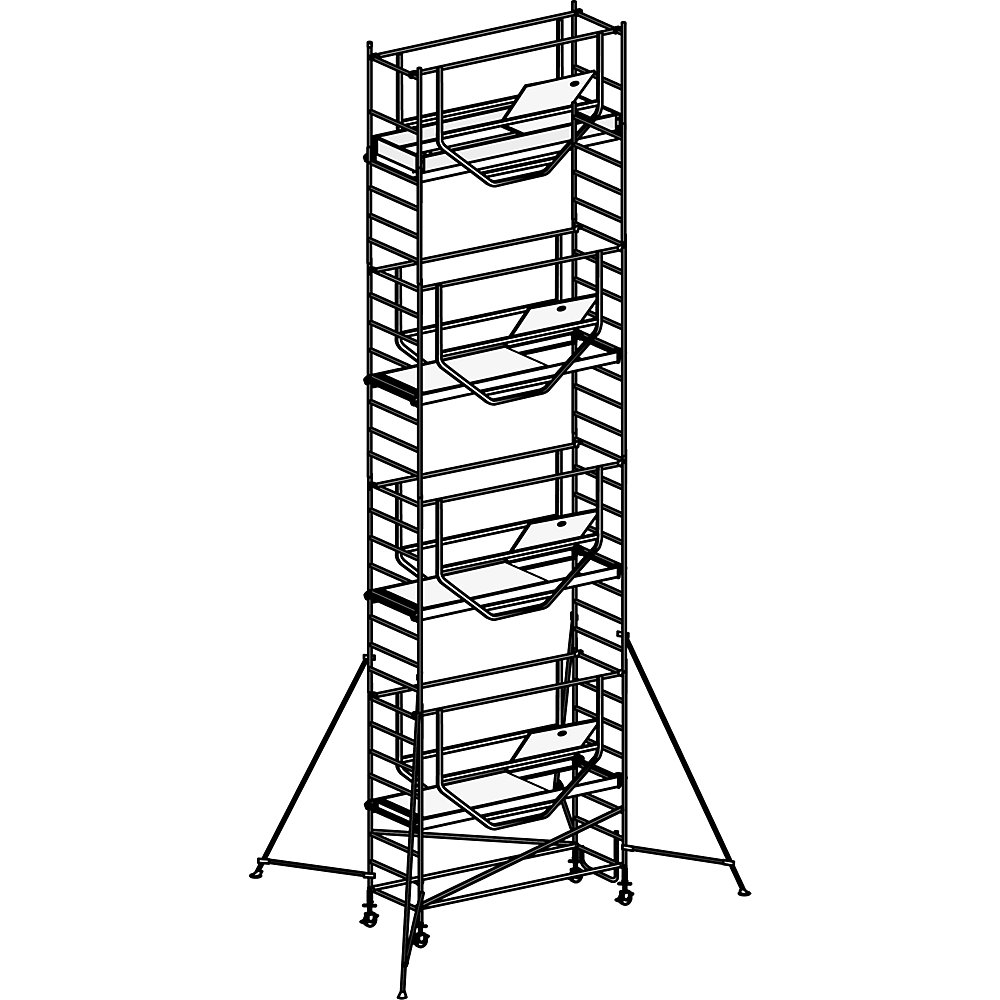 Échafaudage roulant ADVANCED SAFE-T 7070