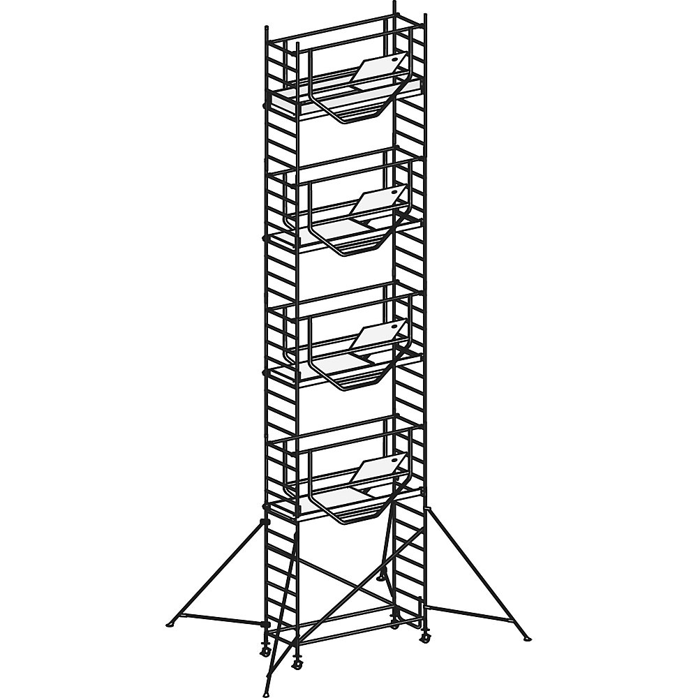 Échafaudage roulant ADVANCED SAFE-T 7075