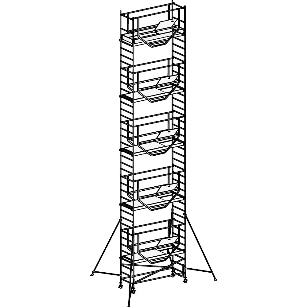 Échafaudage roulant ADVANCED SAFE-T 7070