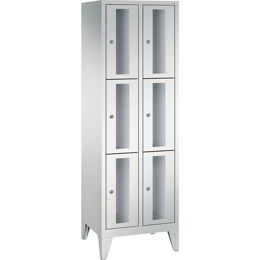 Armoire à casiers CLASSIC, hauteur casiers 510 mm, sur pieds