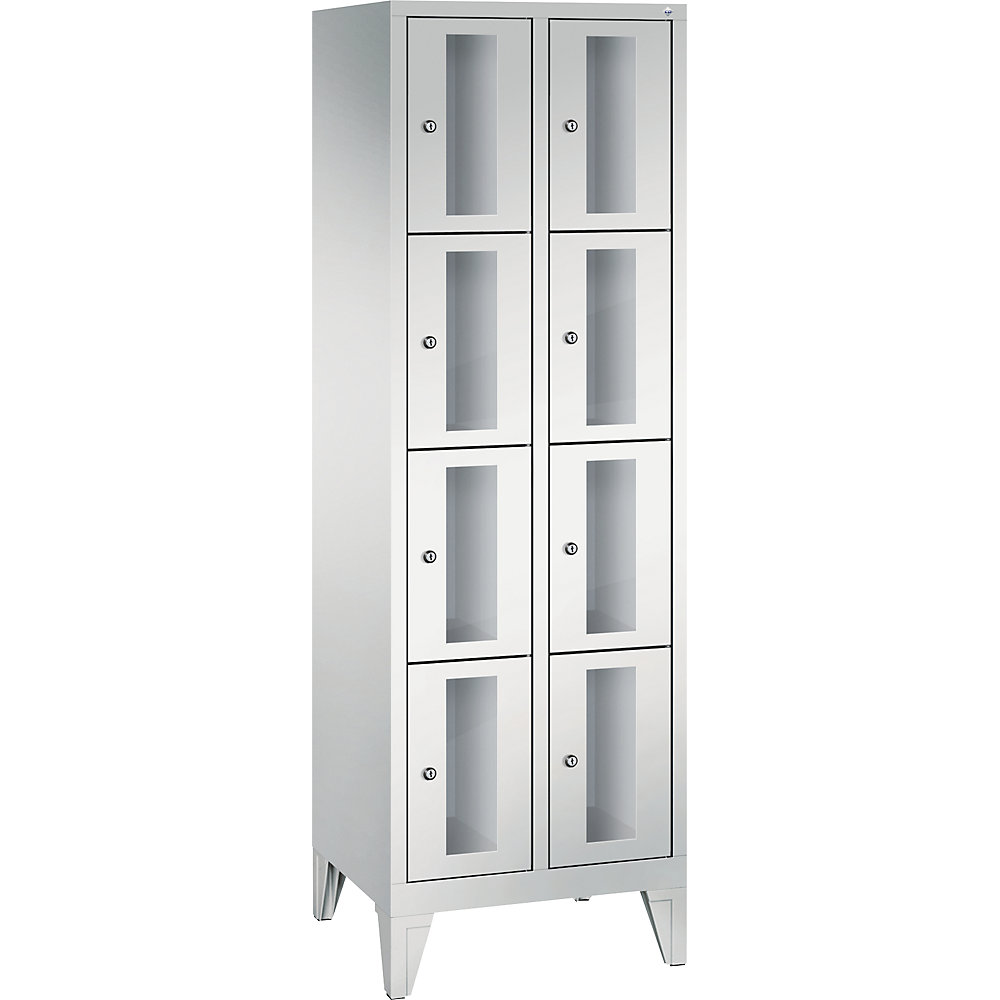 Armoire à casiers CLASSIC, hauteur casiers 375 mm, sur pieds
