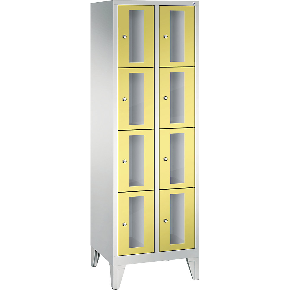 Armoire à casiers CLASSIC, hauteur casiers 375 mm, sur pieds