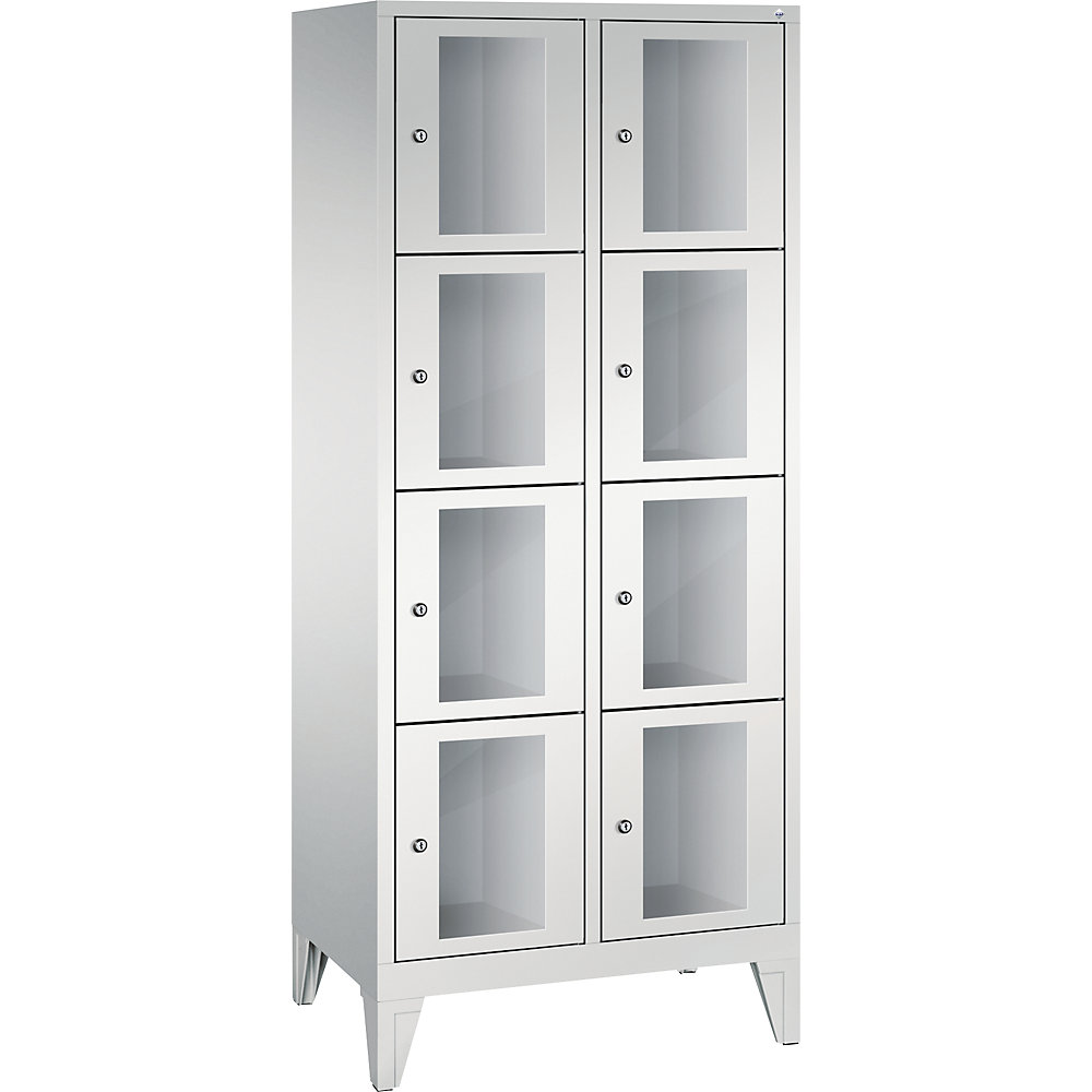 Armoire à casiers CLASSIC, hauteur casiers 375 mm, sur pieds
