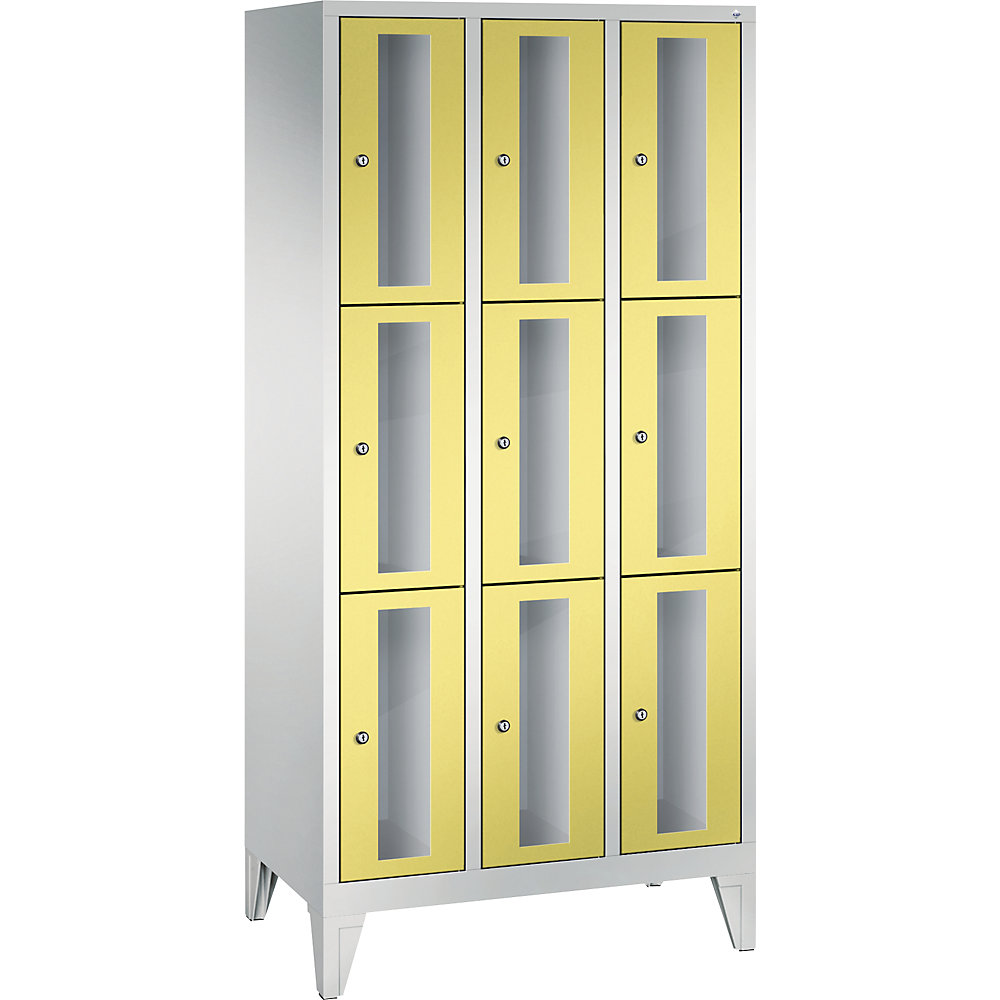 Armoire à casiers CLASSIC, hauteur casiers 510 mm, sur pieds