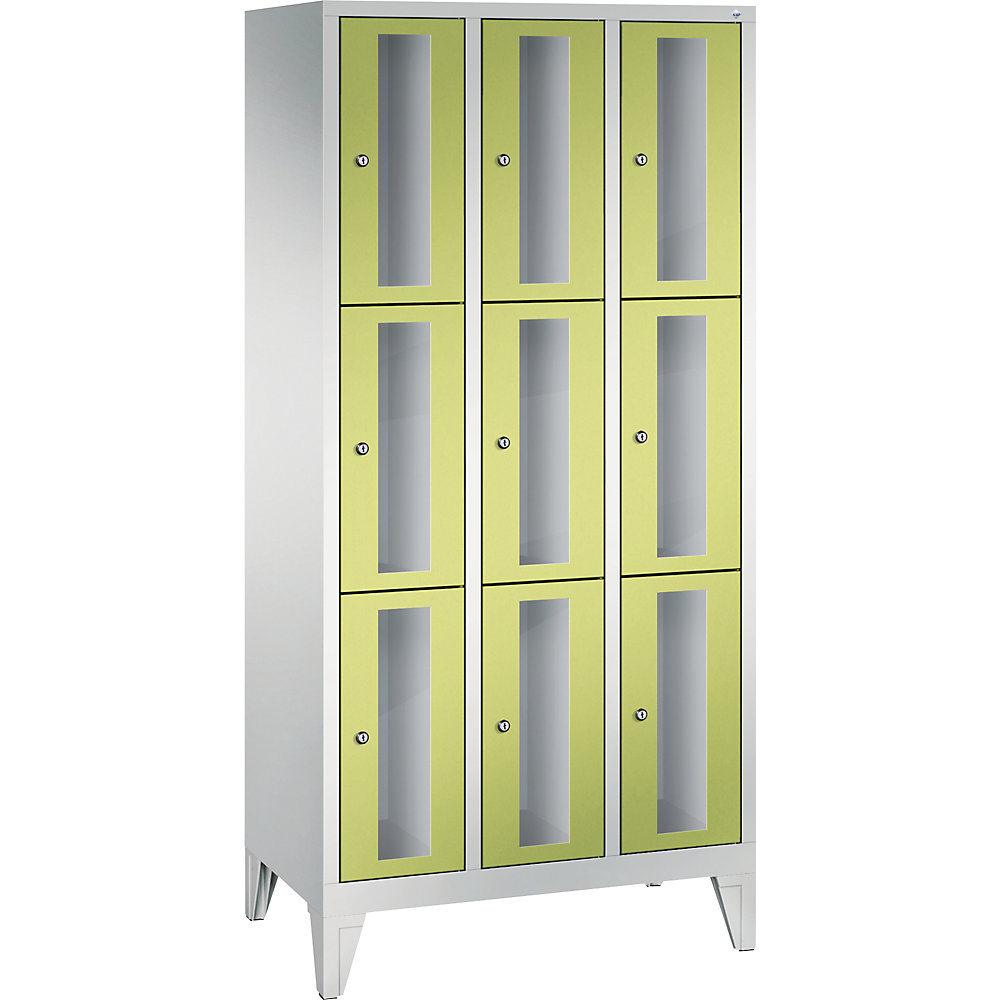 Armoire à casiers CLASSIC, hauteur casiers 510 mm, sur pieds
