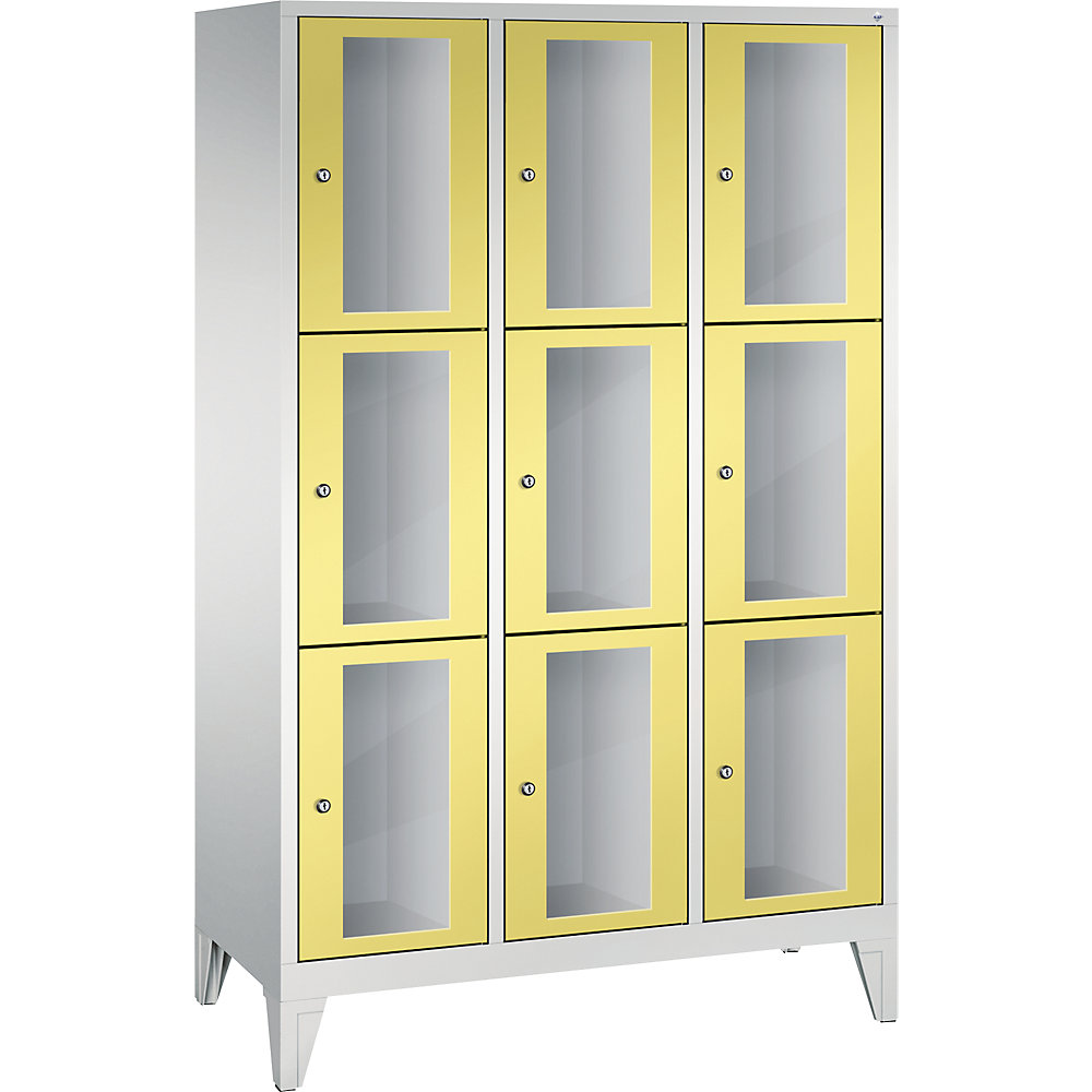 Armoire à casiers CLASSIC, hauteur casiers 510 mm, sur pieds