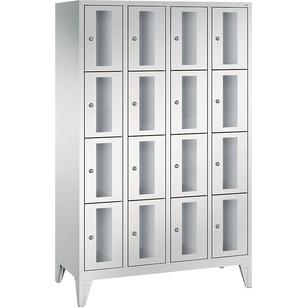 Armoire à casiers CLASSIC, hauteur casiers 375 mm, sur pieds