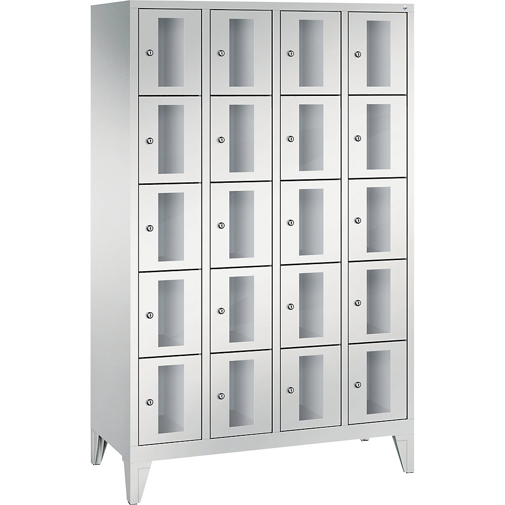 Armoire à casiers CLASSIC, hauteur casiers 295 mm, sur pieds